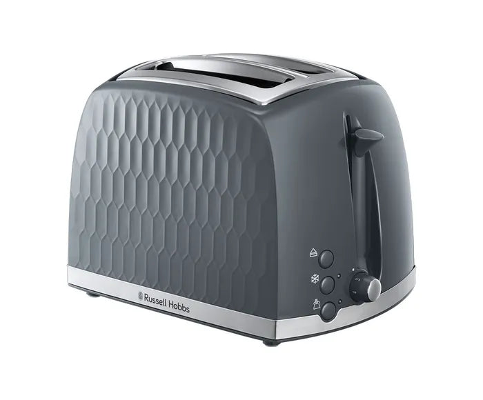 Russell Hobbs Honeycomb 2 Slice Toaster - Grey | 26063/RH