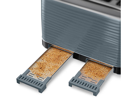 Russell Hobbs Inspire 4 Slice Toaster - Grey | 24383/RH