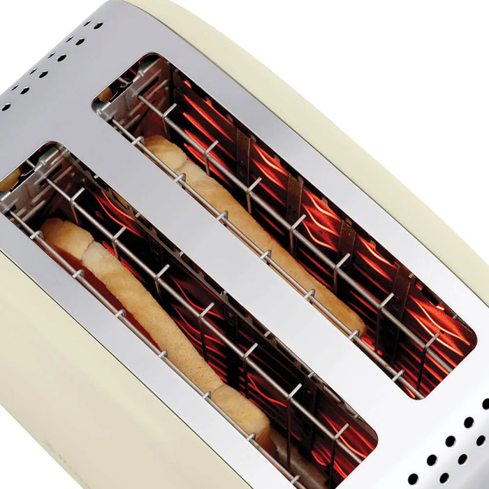 Russel Hobbs 2 Slice Toaster - Cream / Stainless Steel | 26551
