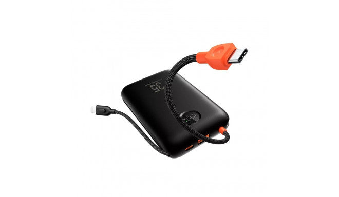 VEGER K2 20000mAH Powerbank with Built-in Cables Type C / Lightning - Black | W2068