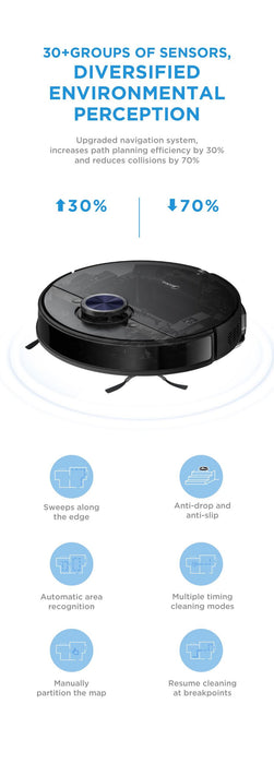Midea S8+ Robot Vacuum - Robovac - 5200mAh 150min || S8+