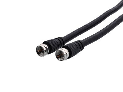 REVEZ 10M RG6 F TO F COAX CABLE - BLACK | RG610M
