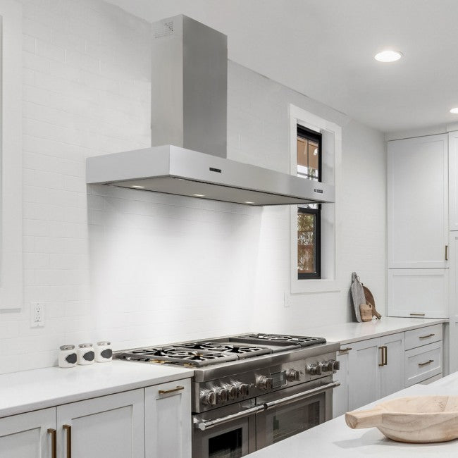 Luxair Arezzo 120cm Professional Range Cooker Hood Left Hand Chimney | LA-120-AREZZO-SS