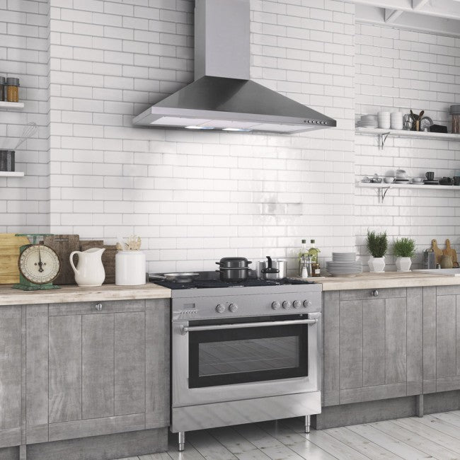 Luxair 110cm Premium Range Cooker Hood Stainless Steel | LA-110-STD-SS