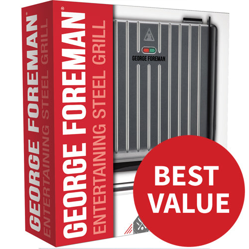 GEORGE Foreman Steel Grill slate grey 7 | 25051