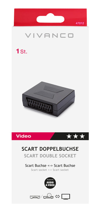 VIVANCO Scart Double Socket | 47012v