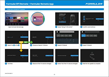 Formuler Remote Controle Bluetooth Voice Remote | GTV-BT1