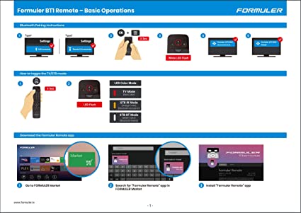 Formuler Remote Controle Bluetooth Voice Remote | GTV-BT1