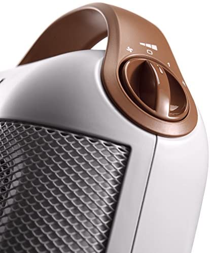 De'Longhi Capsule Ceramic Fan Heater, White | HFX30C18IW