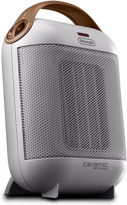De'Longhi Capsule Ceramic Fan Heater, White | HFX30C18IW