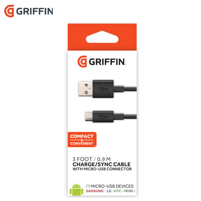 GRIFFIN MICRO USB CABLE 1 | BLACK | GC42138