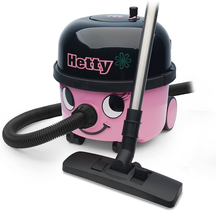 Hetty Bagged Cylinder Hoover Vacuum Cleaner, Pink | HET200