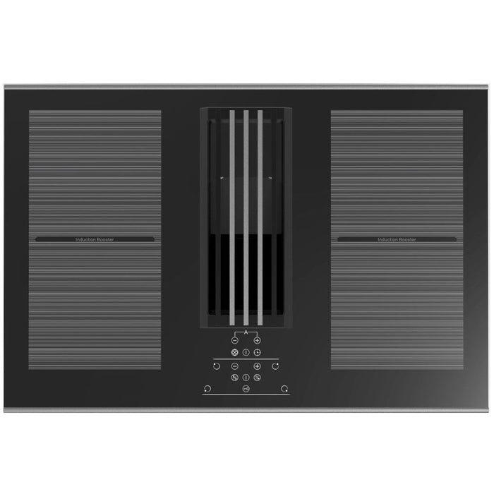 CULINA Induction Hob with Extractor - Black Glass / Copper Trim | ICONFXP75DDG