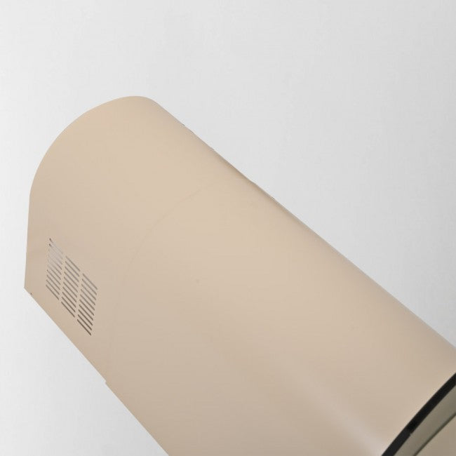 LUXAIR 110cm Premium Curved Glass Cooker Hood in Gloss Ivory/Cream | LA-110-CVD-IV