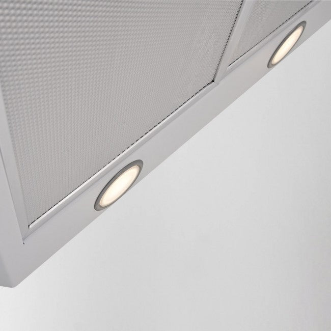 LUXAIR 80cm Premium Curved Glass Hood in Gloss White | LA-80-CVD-GL-WHT