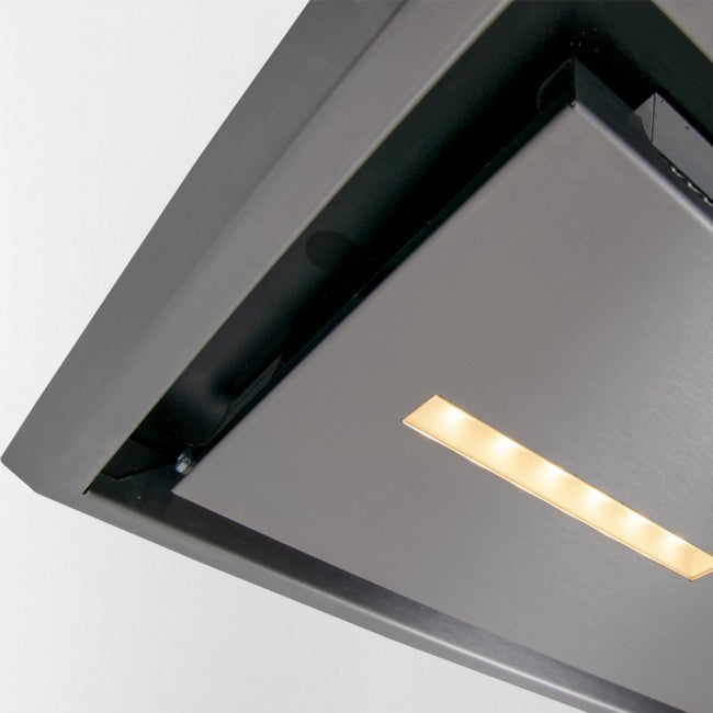 LUXAIR 86cm Premium Canopy Hood in Stainless Steel, 2 x LED Strip Lights, Soft Touch Controls | LA-86-CAN-LUX-SS-PLUS