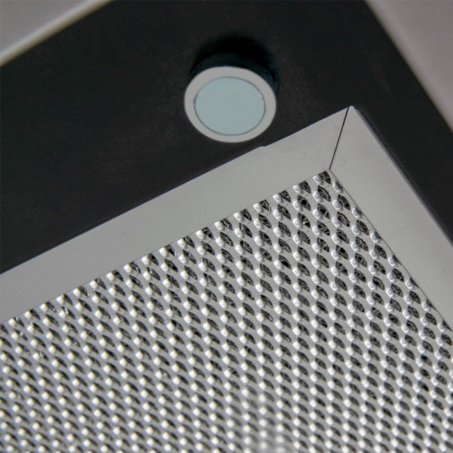 LUXAIR 86cm Premium Canopy Hood in Stainless Steel, 2 x LED Strip Lights, Soft Touch Controls | LA-86-CAN-LUX-SS-PLUS