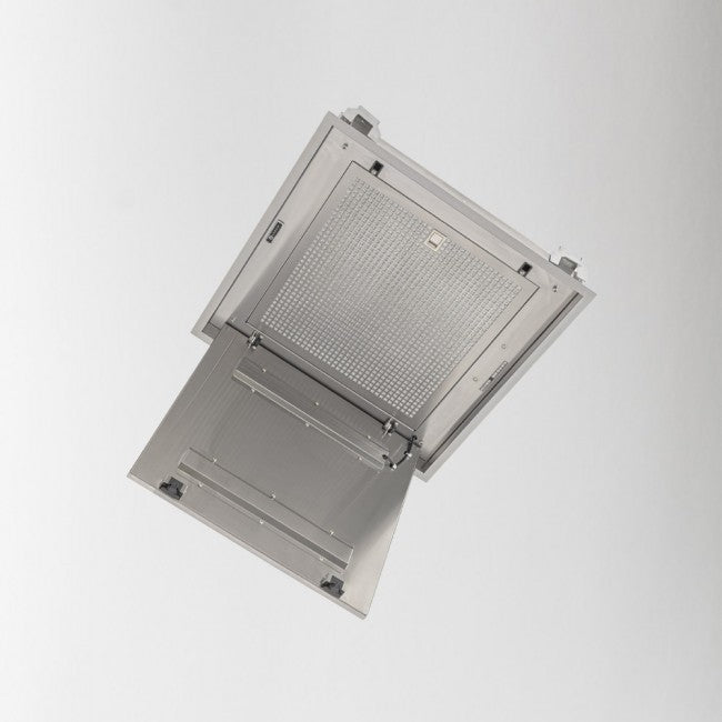 LUXAIR 60cm x 60cm Premium Ceiling Cooker Hood with Pitched Roof External Motor in Stainless Steel | LA-60-ANZI-EXT-SS