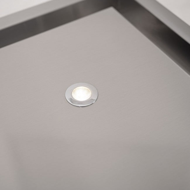 LUXAIR 60cm x 60cm Premium Ceiling Cooker Hood with Pitched Roof External Motor in Stainless Steel | LA-60-ANZI-EXT-SS