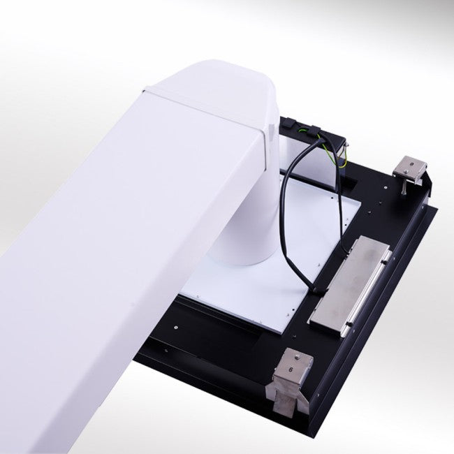 LUXAIR 60cm x 60cm Premium Ceiling Cooker Hood with Pitched Roof External Motor in Stainless Steel | LA-60-ANZI-EXT-SS