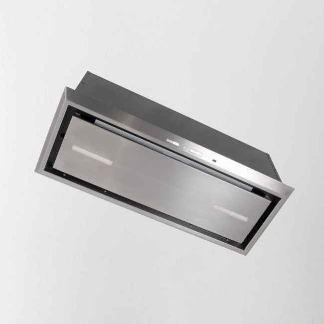 LUXAIR 86cm Premium Canopy Hood in Stainless Steel, 2 x LED Strip Lights, Soft Touch Controls | LA-86-CAN-LUX-SS-PLUS