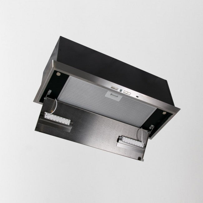 LUXAIR 86cm Premium Canopy Hood in Stainless Steel, 2 x LED Strip Lights, Soft Touch Controls | LA-86-CAN-LUX-SS-PLUS