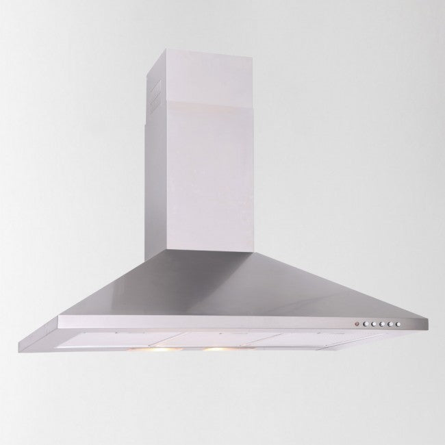 LUXAIR 90cm Premium Chimney Cooker Hood in Stainless Steel | LA-90-STD-SS