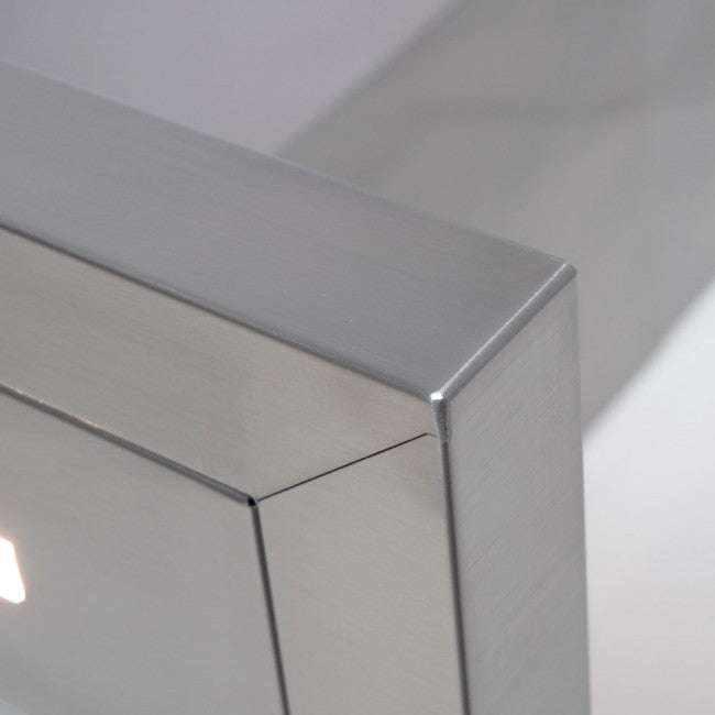 LUXAIR 90cm Slimline Flat Cooker Hood with Brushless Motor & Colour Changing LED's in Stainless Steel | LA-90-MODA-SS