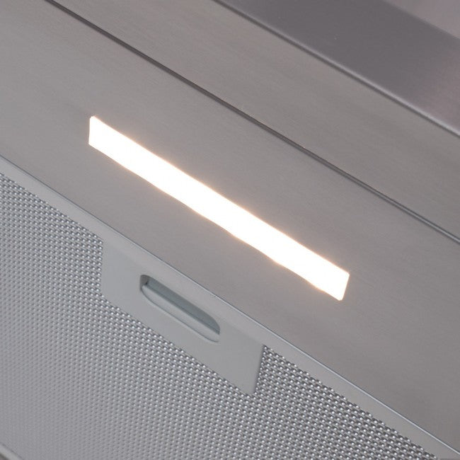 LUXAIR 90cm Slimline Flat Cooker Hood with Brushless Motor & Colour Changing LED's in Stainless Steel | LA-90-MODA-SS