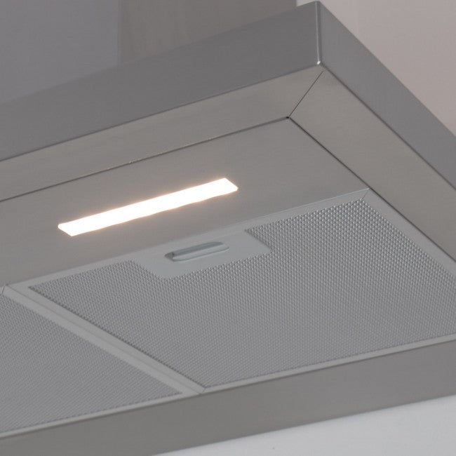 LUXAIR 90cm Slimline Flat Cooker Hood with Brushless Motor & Colour Changing LED's in Stainless Steel | LA-90-MODA-SS