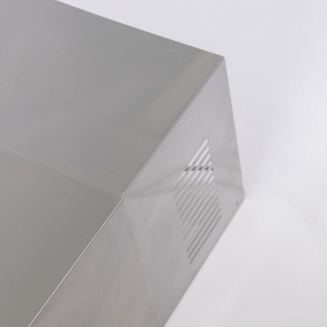 LUXAIR 90cm Slimline Flat Cooker Hood with Brushless Motor & Colour Changing LED's in Stainless Steel | LA-90-MODA-SS