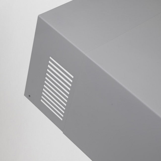 LUXAIR 80cm Slimline Flat Cooker Hood with Brushless Motor & Colour Changing LED's in White | LA-80-MODA-WHT