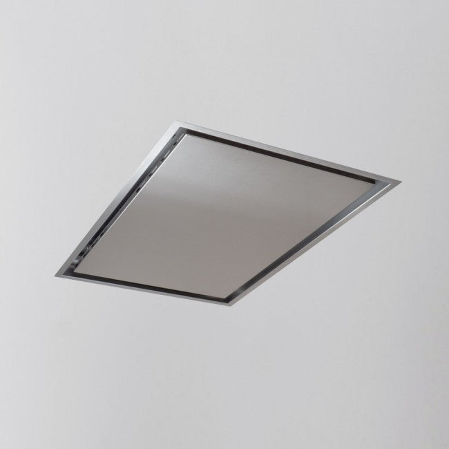 LUXAIR 90cm x 60cm Designer Ceiling Hood in St/St, Slimline Brushless Motor, Colour Adjustable LED's | LA-90-SOFFITTO-SM-SS