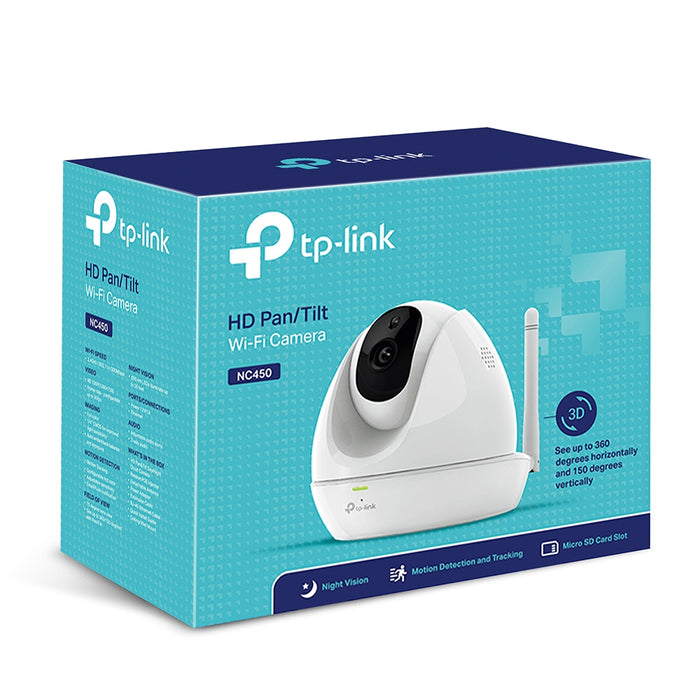 TP-Link HD Pan/Tilt Wi-Fi Camera WITH NIGHT VISION || NC450