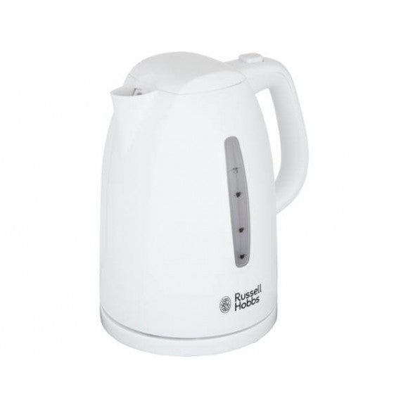 Russell Hobbs Textures Plastic Kettle, White | 21270