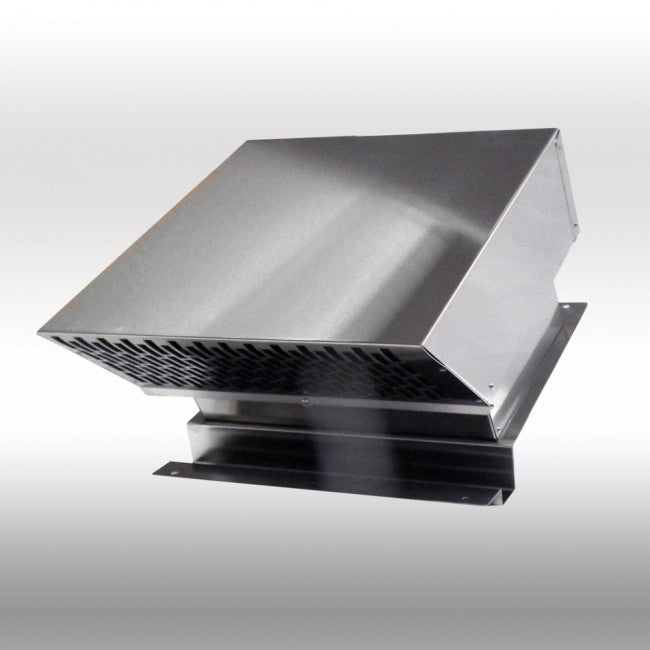 LUXAIR 60cm x 60cm Premium Ceiling Cooker Hood with Pitched Roof External Motor in Stainless Steel | LA-60-ANZI-EXT-SS