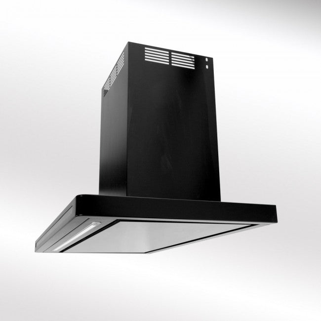 Luxair 110cm Linea Premium Range Slimline Cooker Hood - Black | LA-110-LINEA-BLK