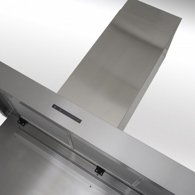 Luxair 100cm Arezzo Designer Cooker Hood with choice of Chimney Position to the Left or the Right | LA-100-AREZZO-SS