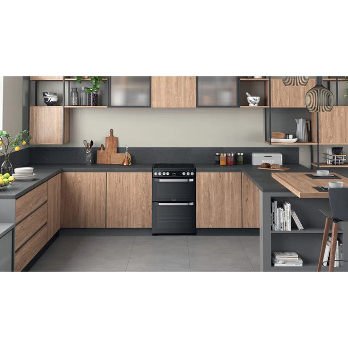 Hotpoint Electric Double Cooker - Black | HDM67V9HCB/U