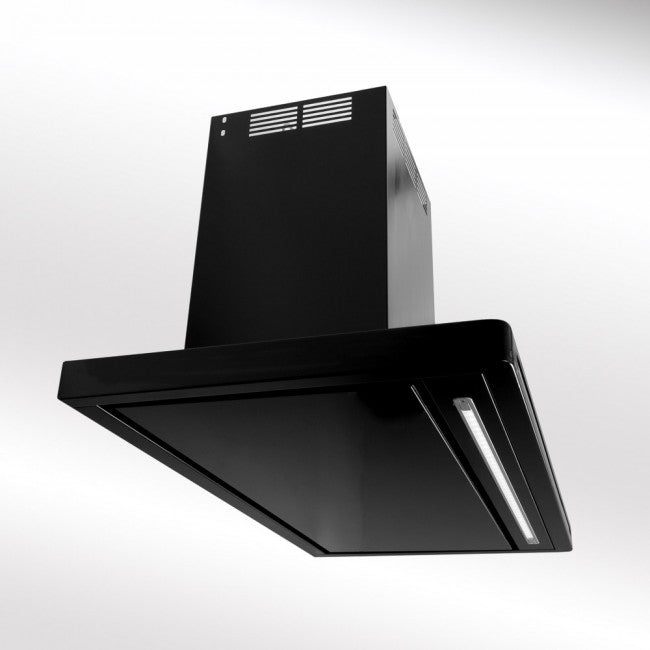 Luxair 110cm Linea Premium Range Slimline Cooker Hood - Black | LA-110-LINEA-BLK