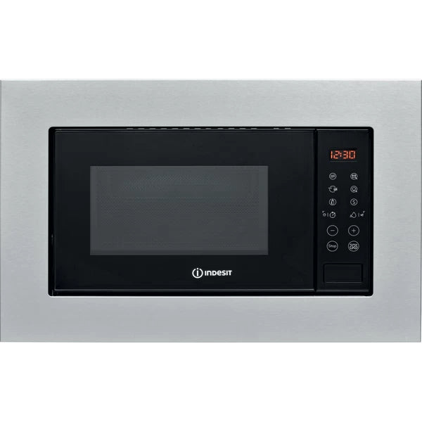 Indesit Integrated Microwave with Grill Stainless Steel | MWI120GX