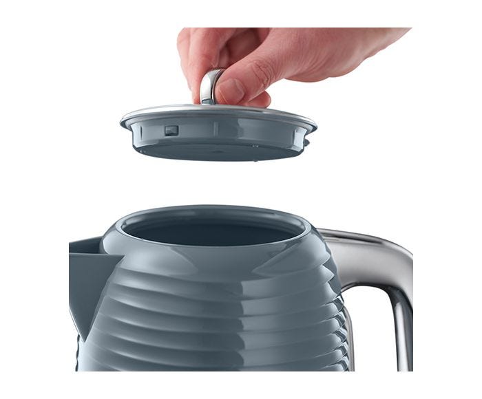 RUSSELL HOBBS INSPIRE GREY KETTLE RAPID BOIL 3KW | 24363