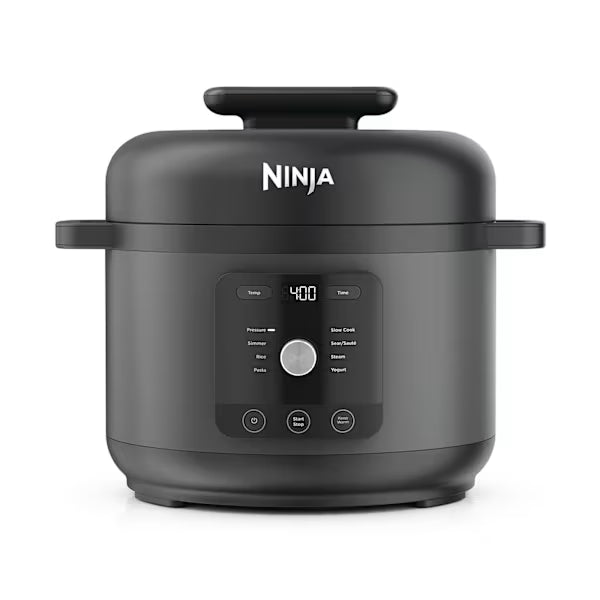 Ninja HyperHeat 6L 9-in-1 Pressure Cooker and Rice Cooker 1200W - Black | PC201UK
