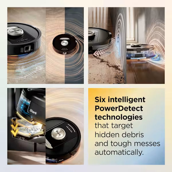 Shark ThermaCharged PowerDetect Wet and Dry Robot Vacuum - Black | RV2900XEUK