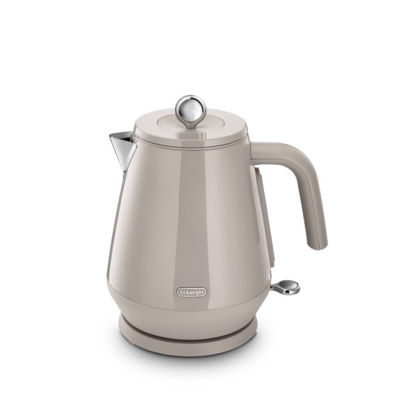 DeLonghi Eclettica Rapid Boil Kettle - Beige | KBY3001.BG