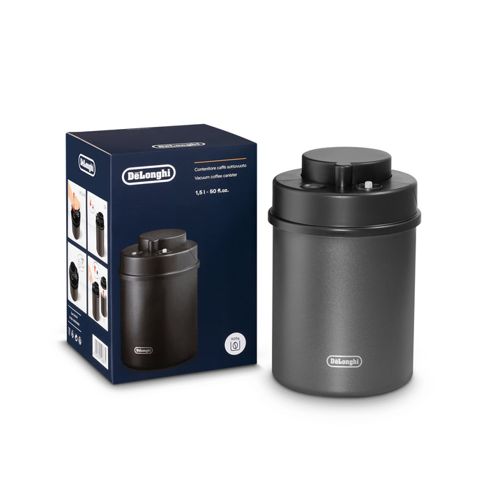 Delonghi Vacuum Coffee Canister - Black | DLSC071