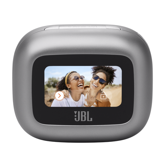 JBL Live Beam 3 True Wireless Noise-Cancelling Earbuds - Silver | JBLLIVEBEAM3SIL