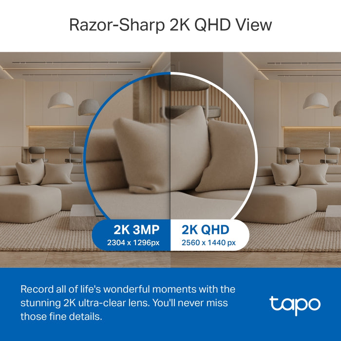 TP-Link Tapo C220 Pan/Tilt AI Home Security Wi-Fi Camera | TAPO C220