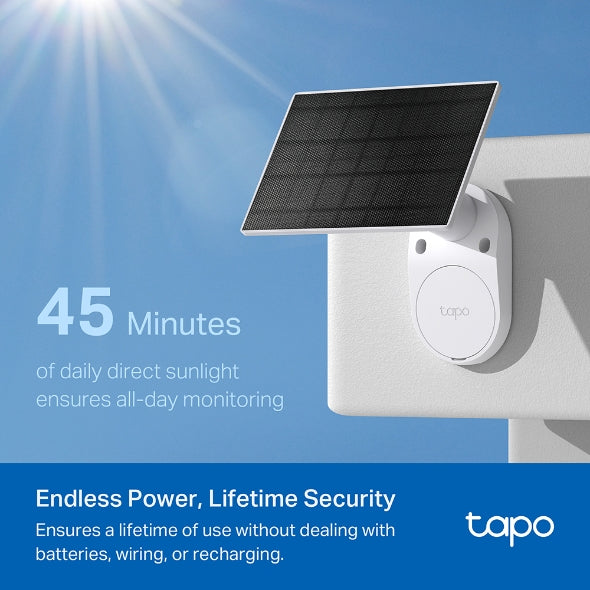 TAPO Solar-Powered Security Camera Kit || TAPO C410KIT