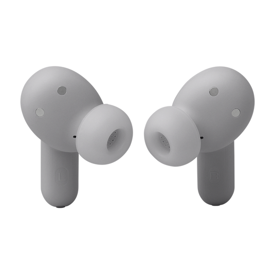 JBL Live Beam 3 True Wireless Noise-Cancelling Earbuds - Silver | JBLLIVEBEAM3SIL